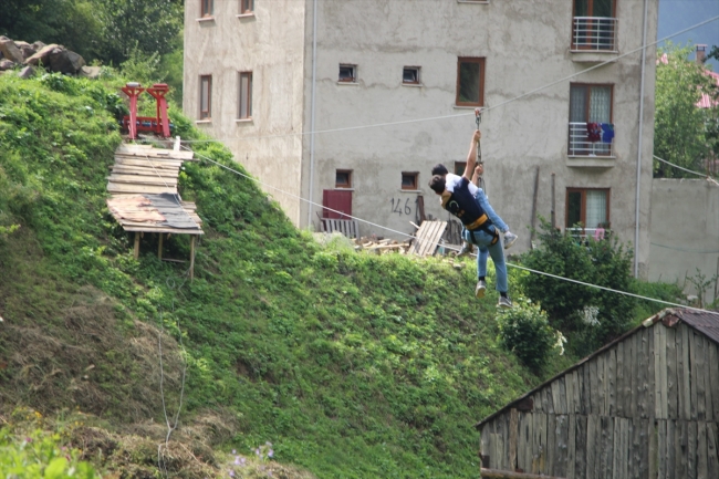 Trabzon Güzelyayla dört mevsim ziyaretçi ağırlıyor