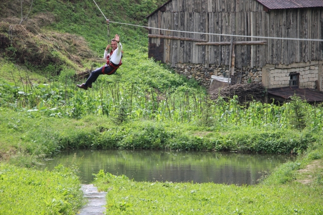 Trabzon Güzelyayla dört mevsim ziyaretçi ağırlıyor