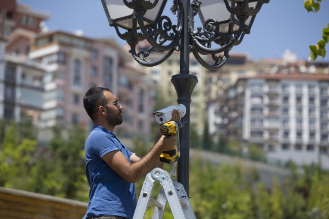 Başkentte parklara güvenlik kamerası önlemi