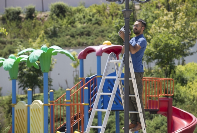 Başkentte parklara güvenlik kamerası önlemi