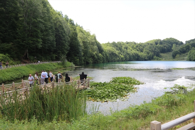 Ordu Ulugöl dört mevsim ziyaretçi ağırlıyor
