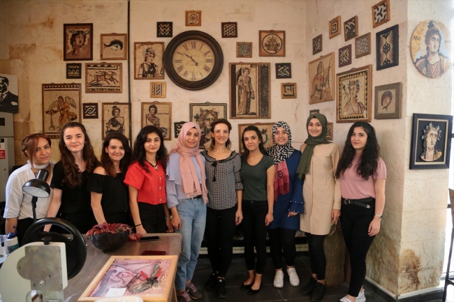 Gaziantep'te mozaik sanatçıları yetişiyor