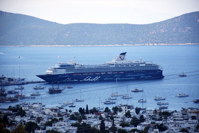 Muğla Bodrum'da kruvaziyer turizmi