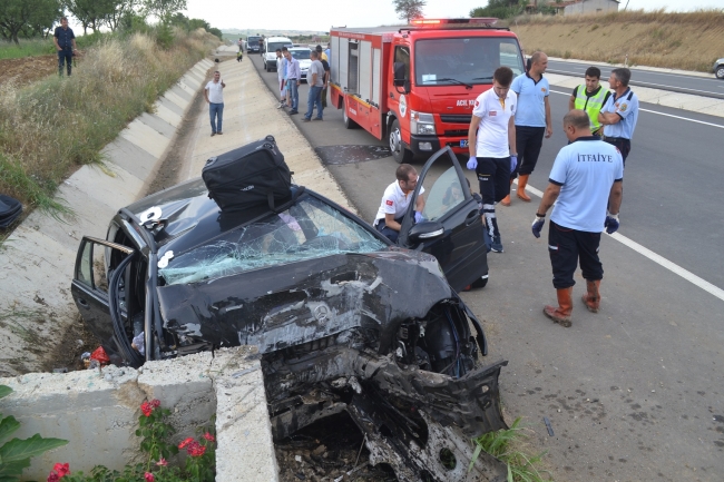 Gurbetçi aile kaza yaptı: 3 ölü, 1 yaralı