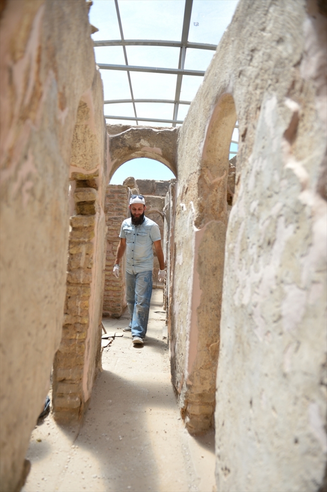 Harran'da Emeviler döneminde yapılan 32 tuvalet bulundu