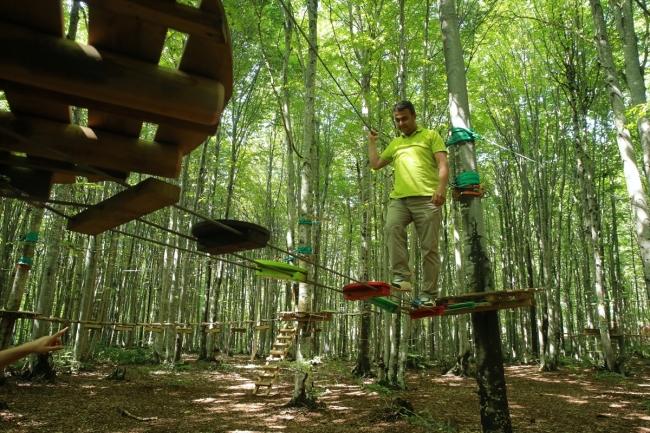 Doğayla iç içe Eriklitepe Tabiat Parkı misafirlerini bekliyor