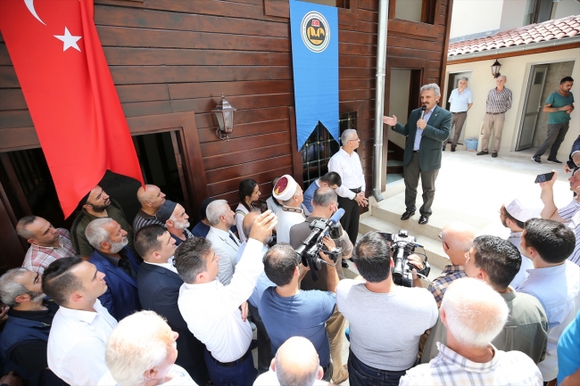 Restorasyonu tamamlanan İlyas Çelebi Camii ibadete açıldı