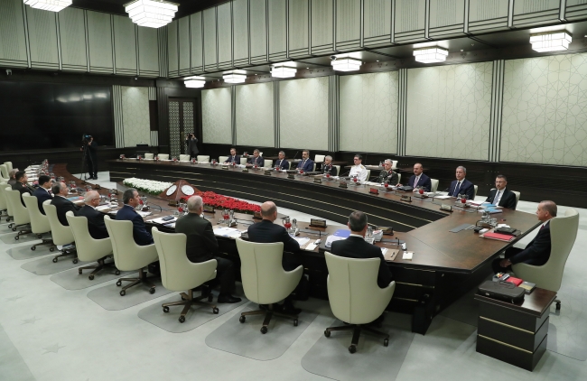 Yeni sistemin ilk Milli Güvenlik Kurulu toplantısı