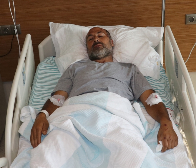 Düştüğü kayalıklardan umutlar tükenirken kurtarıldı