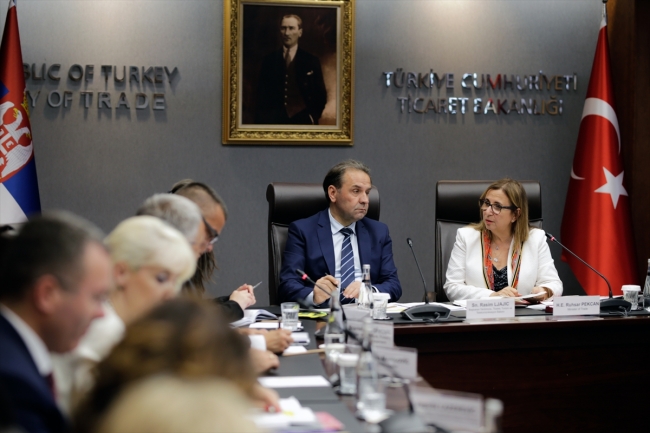 Bakan Pekcan, Sırbistan Başbakan Yardımcısı Ljajic ile görüştü