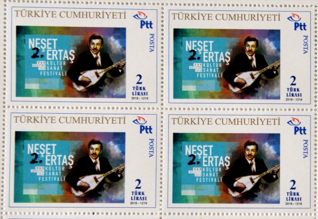 Kırşehir Belediyesi Neşet Ertaş için özel pul bastırdı