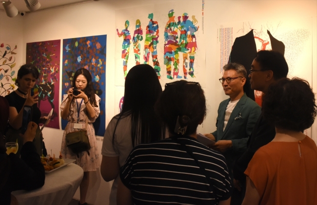 Koreli grafik tasarım sanatçıları Ankara'da sergi açtı