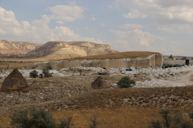 Kapadokya'ya kayadan oyma doğal yer altı müzesi yapılıyor