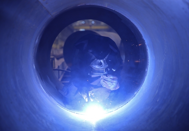 Tersane işçileri 4 mevsim işinin başında