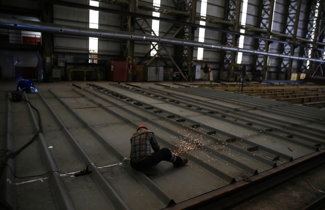 Tersane işçileri 4 mevsim işinin başında