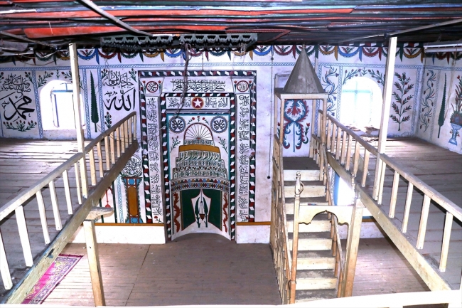 207 yıllık kalem işlemeli cami ibadete açılacak