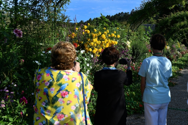 Fransız ressam Monet'nin ilham bahçesine yoğun ilgi
