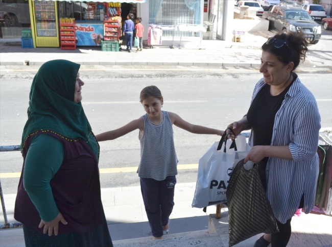 Kadın muhtar "Her Şey Askıda" yardım kampanyası başlattı