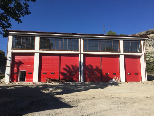 Safranbolu'nun tarihi dokusuna uygun itfaiye binası