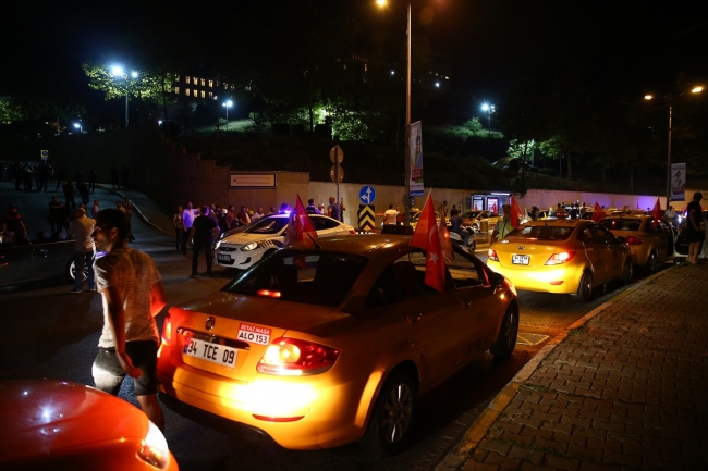 Taksicilerden ABD'ye tepki