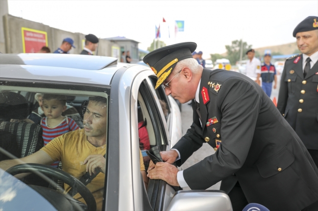 Jandarmadan bayram tatilinde etkin denetim