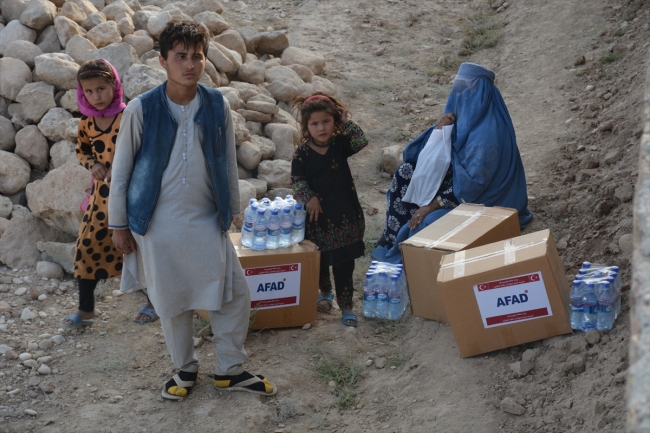 AFAD'dan Afganistan'a insani yardım