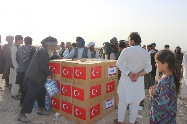 AFAD'dan Afganistan'a insani yardım
