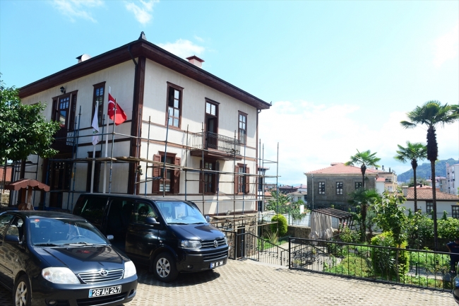 Giresun Zeytinlik'teki tarihi evlerin restorasyonunda sona yaklaşıldı