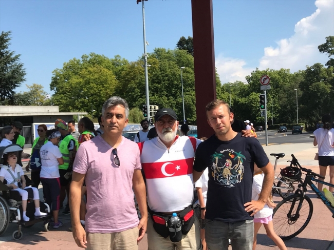 "Sessiz Çığlık Bisiklet Turu" Cenevre'de