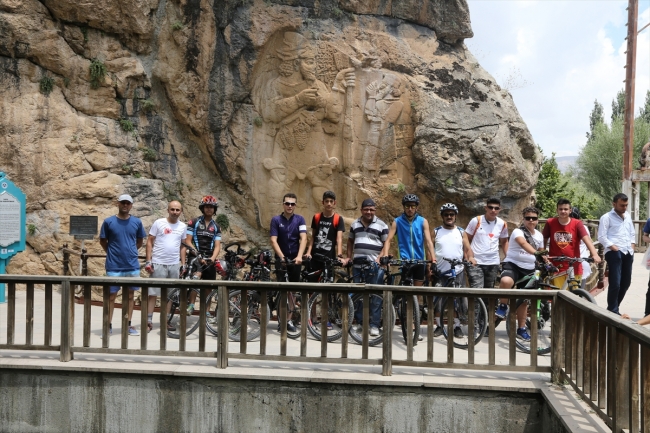 Konya'da İvriz Kaya Anıtı'na yoğun ilgi