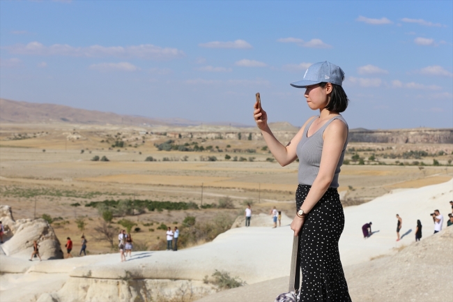Kapadokya'da bayram yoğunluğu