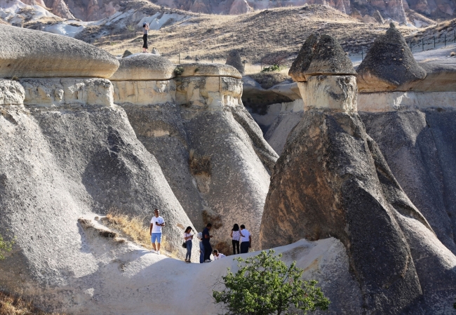 Kapadokya'da bayram yoğunluğu