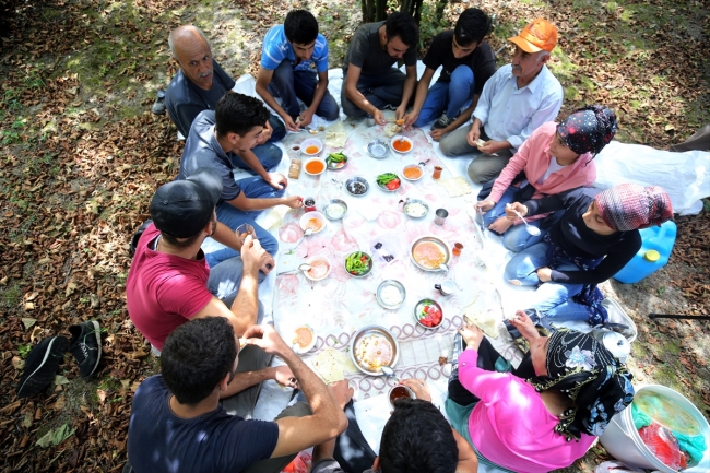 Mevsimlik tarım işçileri bayramı tarlada geçiriyor