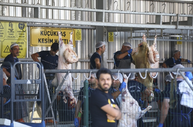 Ankara Açık Ceza İnfaz Kurumu'nda kurban kesimi