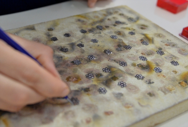 Mardinli usta telkari sanatına 65 yılını verdi