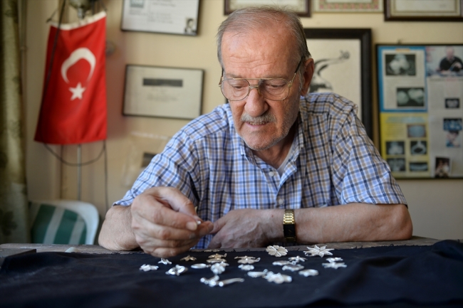 Mardinli usta telkari sanatına 65 yılını verdi