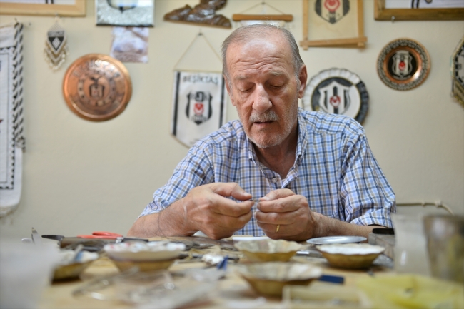 Mardinli usta telkari sanatına 65 yılını verdi