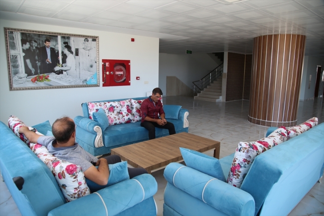 Hasta yakınlarına konforlu ve ücretsiz konaklama hizmeti