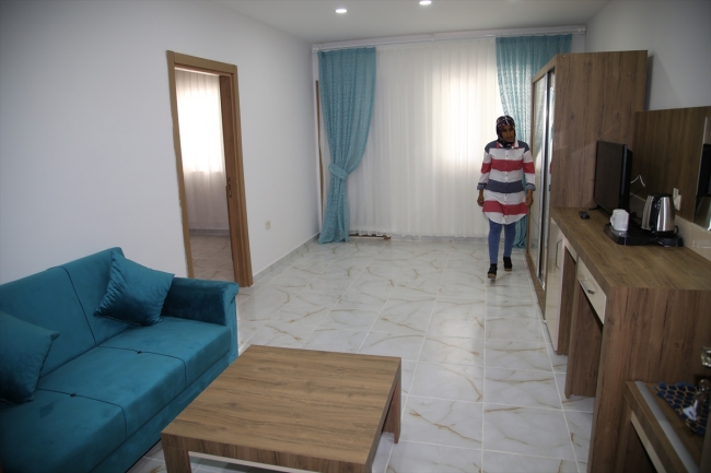 Hasta yakınlarına konforlu ve ücretsiz konaklama hizmeti