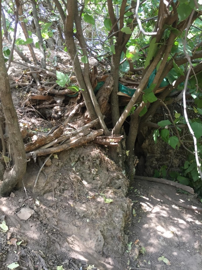 Siirt'te teröristlerin kullandığı sığınak ortaya çıkarıldı