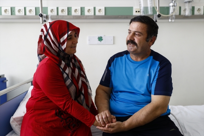 Emekli astsubay böbrek nakliyle çifte bayram yaşadı