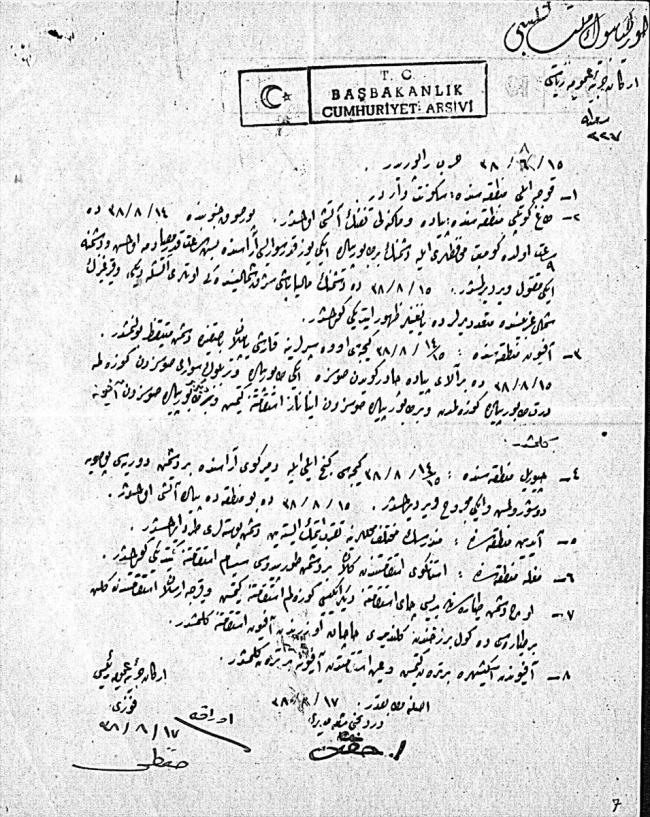 Büyük Zafer'in tarihi belgeleri özenle saklanıyor