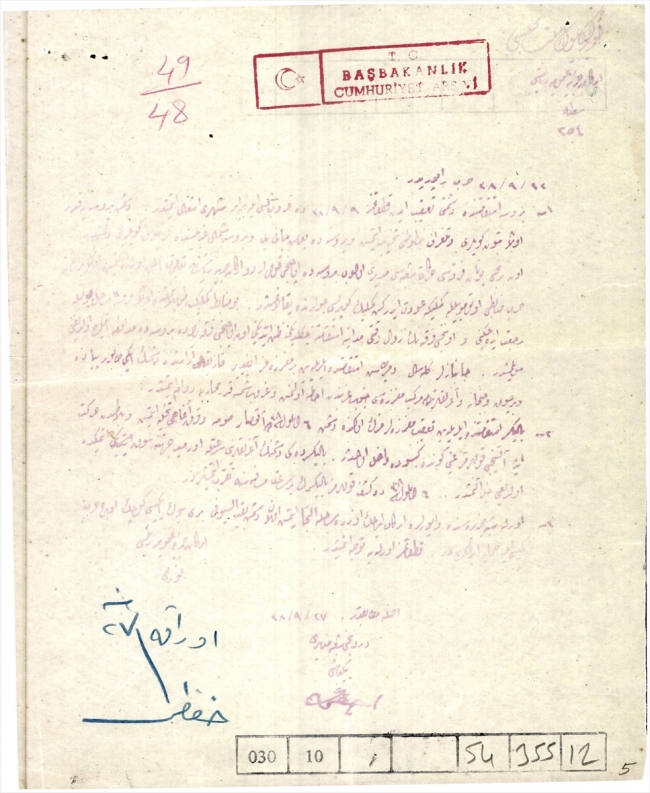 Büyük Zafer'in tarihi belgeleri özenle saklanıyor