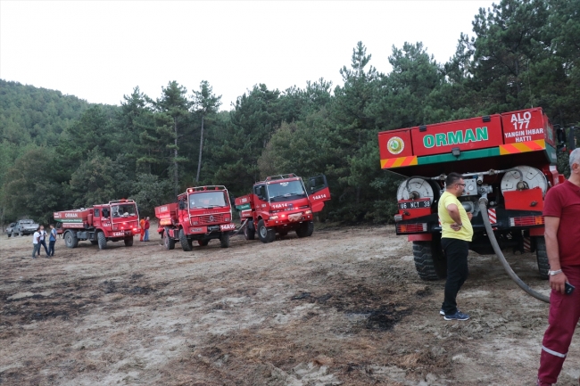 Bolu'da orman yangını kontrol altına alındı