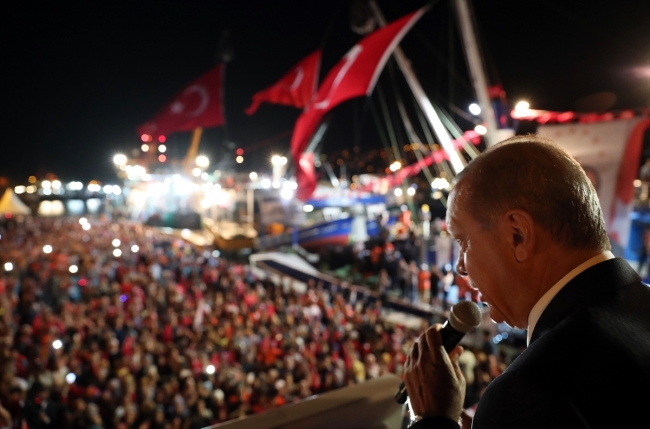 Cumhurbaşkanı Erdoğan balık av sezonunu açtı