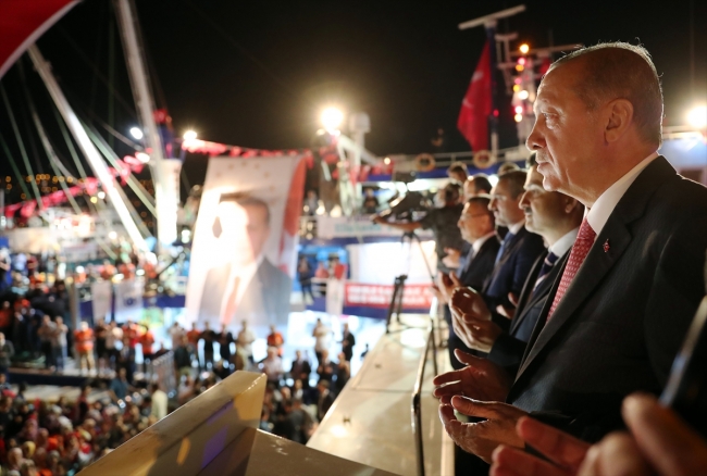 Cumhurbaşkanı Erdoğan balık av sezonunu açtı