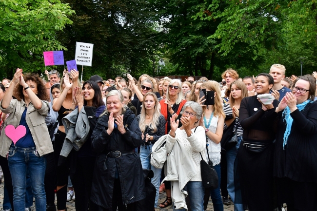 İsveç'te ırkçılık ve ayrımcılığa karşı gösteri