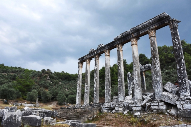 Euromos Antik Kenti'nde UNESCO için özel çalışma yürütülüyor