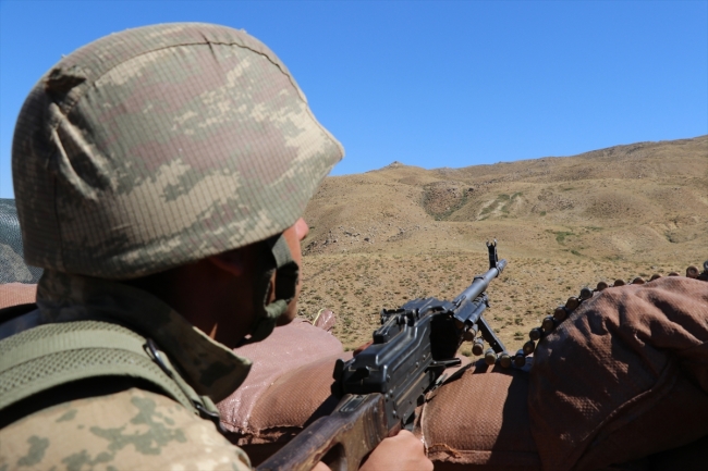 Mehmetçik Herekol Dağı'nda kuş uçurtmuyor