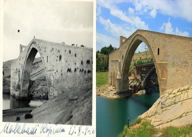 Diyarbakır'ın 100 yıl önce fotoğraflanan tarihi dokusu aynı kadrajdan görüntülendi